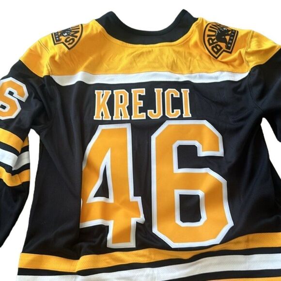 Fanatics David Krejci Boston Bruins NHL Breakaway Home Jersey Black Size S NWT - Picture 4 of 6